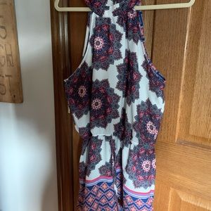 Boho halter romper